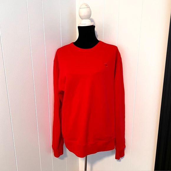 Champion Other - Champion Men's Vibrant Red Crewneck Sweater